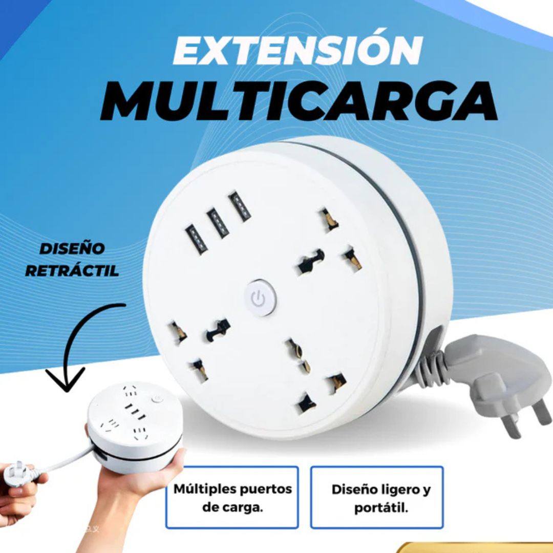 extensión multicarga